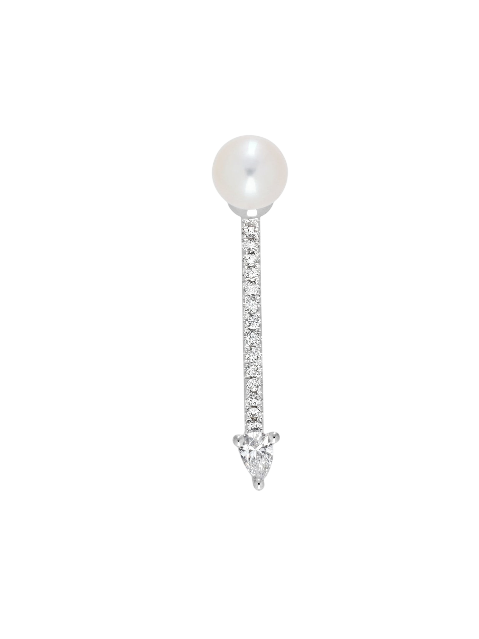 Dots pavè piercing earring